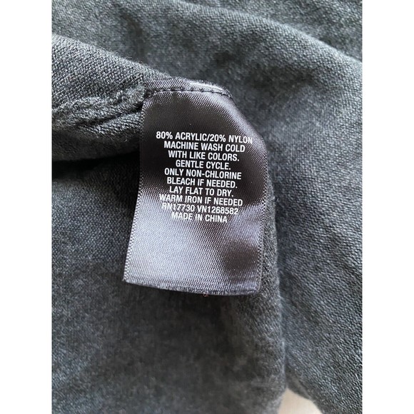 Mossimo Ribbed Sweater Dress, fit and flare, Women’s M Charcoal - Picture 9 of 10